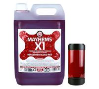 Mayhems - X1 refrigerante premezclado para PC - fluido de refrigeración líquida para ordenadores - serie ecológica, 5 litro, berserker blood red (rojo sangre)