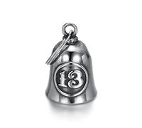 MAYIYAHO Clásico Colgante en Forma de Campana Talla número 13 Collar Personalidad de los Hombres joyería de Cadena de Acero Inoxidable