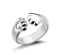 MAYIYAHO Lindo Anillo de Garra de Gato Damas Simple joyería de Moda Anillos Banquete Fiesta cumpleaños Regalo Mujer Anillo de Boda Anillo Abierto