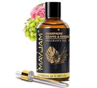 MAYJAM Aceite de Champán Uvas Y Rosas 100ml, Aceite De Fragancia De Champ n Uvas Y Rosas para Difusor de Aceites Esenciales, Aromaterapia, Dulces Sue os