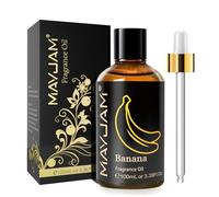 MAYJAM Aceite Perfumado de Plátano 100ml, Aceite con Fragancia Para Difusores de Aceites Esenciales, Aromaterapia, Hogar, Quemador de Aceite