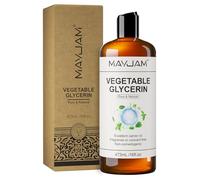 MAYJAM Glicerina Vegetal 473ML, Vegetable Glycerin Puro y Natural para Piel, Cabello, Aceite de Cuidado Regenerador e Hidratante, Glicerina Líquida para Hacer Jabones, Cosméticos y Secado de Flores