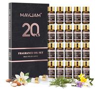 MAYJAM Juego De Aceite De Fragancia 20pcs, Set De Regalo De Aceites Esenciales Para Difusor, Aromaterapia, Humidificador