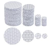 MAYJOYDIY 660 sellos sensibles a la presión tapas de espuma 18 - 70 mm, redondas, sellado de botellas para botellas de cristal cosméticas de plástico (4 tamaños)