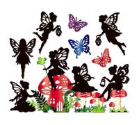 MAYJOYDIY Troqueles de corte de metal con diseño de hada de mariposa, diseño de hongos y elfos, plantillas para hacer tarjetas, plantillas de repujado de plantas, herramienta para manualidades