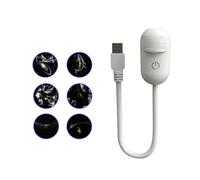 maykawe Proyector de galaxia 2 en 1, luz nocturna de cielo estrellado, luz LED alimentada por USB, cuello de cisne flexible de 360°, proyector de estrellas portátil para dormitorio, techo y coche