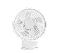 maykawe Ventilador de mesa con clip de 4000 mAh, recargable por USB, portátil, con ángulo ajustable de 720 grados, enfriador de aire silencioso para oficina o dormitorio