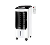 MayMax Climatizador Evaporativo Portatil 4 en 1 - Aire Fresco Instantaneo con Ventilador, Humidificador y Luz, Bajo Consumo Sin Instalacion