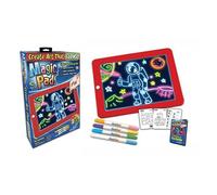 MayMax Pizarra Magica de Dibujo para Ninos, Tablero Magnetico Borrable con Lapiz y Sellos de Formas, Juguete Educativo para Aprender a Dibujar, Escribir Letras y Numeros en Casa o de Viaje