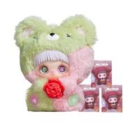 Maymei May I Love You Serie Blind Box Figuras de Acción Misteriosa Caja Linda Caja de Juguete Aleatorio Regalo de Cumpleaños Navidad Juguetes Coleccionables para Adornos de Escritorio, 3 Piezas