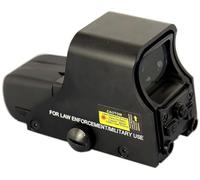 MAYMOC Mira holográfica metálica 551 con Punto Rojo y Verde Brillante