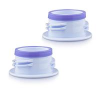 Maymom 3rd Gen Thread Changer o convertidor de botellas; Permitir la bomba Spectra S1 S2 Brida ancha de boca compatible con botella Medela, botella Ameda, botella Lifefactory, Dr. Brown Narrow; Sin