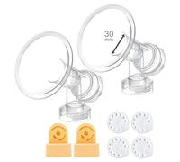 Maymom - Accesorios para bomba de leche Medela Pump en bombas de estilo, protectores de pecho grandes de mm, Extragrande, 30 mm