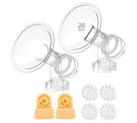 Maymom - Accesorios para bomba de leche Medela Pump en bombas de estilo, protectores de pecho grandes de mm, Grande, 26 mm