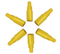 Maymom adaptador de tetina compatible con ciertos modelos, compatible con protector antirretorno S1 S2, conecta tetera y conector, lote de 6 amarillo