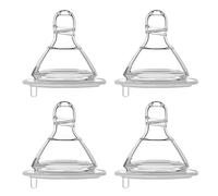 Maymom Boquilla de silicona de flujo lento, 4 piezas; compatible con botellas Spectra/Motif Luna/Maymom Widemouth
