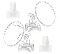 Maymom Brida de boca ancha de 17 mm y pico de pato compatibles con bombas Spectra/Motif Luna/Ameda MYA.