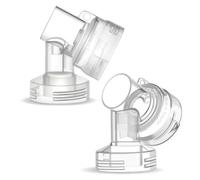 Maymom conectores de base cuello estrecho MyFit compatible con Medela PersonalFit; uso con sistema de embudo de dos piezas Maymom; compatible con Medela Freestyle Flex y embudos Lansinoh; 2 piezas