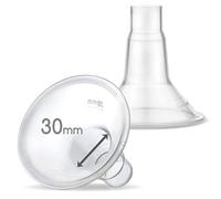 Maymom Escudos Myfit de 30 mm; compatible con la bomba de pecho Medela - Personalfit, Freestyle, Harmony, Maxi, Freestyle Flex Connector; Conectar al conector ancho/estrecho, 2 unidades