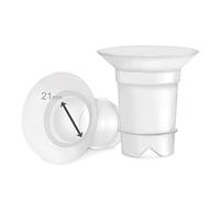 Maymom inserto de brida de 21 mm compatible con protectores/bridas de 24 mm de Medela y Spectra; reduce el túnel a 21 mm; compatible con Freestyle y copas Momcozy de 24 mm