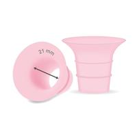 Maymom inserto de embudo 21 mm compatible con Elvie eléctrico simple y doble y copa Elvie Stride 24 mm; compatible con Medela PersonalFit Flex; accesorio compatible no original