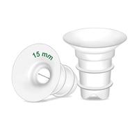 Maymom insertos de embudo 15 mm Long Plus compatible con Freemie 25 mm; compatible con Medela PersonalFit 24 mm Spectra 24 mm Momcozy S9 Pro S12 Pro; 2 piezas