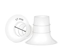 Maymom insertos de embudo 17 mm compatible con Medela y embudos de 24 mm Spectra Momcozy Willow; reduce de 24 mm a 17 mm; 2 piezas