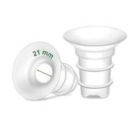 Maymom insertos de embudo 21 mm Long Plus compatible con Freemie 25 mm; compatible con Medela PersonalFit 24 mm Spectra 24 mm Momcozy S9 Pro S12 Pro; 2 piezas