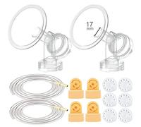 Maymom Kit de bomba de pecho para Medela Pump en estilo Advanced Breast Pumps; 2 protectores de pecho (una pieza, mm), 4 válvulas, 6 membranas, 2X-Small, 17 mm