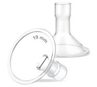 Maymom MyFit escudos de 19 mm tamaño pequeño, compatibles con Medela PersonalFit, Freestyle, Harmony, Maxi y Flex, para conectores de cuello ancho o estrecho, 2 unidades