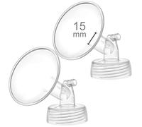 Maymom pieza de bomba de boca ancha 15 mm compatible con Spectra S1/S2; incluye brida de boca ancha; accesorio compatible, no original