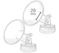 Maymom pieza de bomba de boca ancha 28 mm compatible con Spectra S1/S2; incluye brida de boca ancha; accesorio compatible, no original