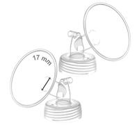 Maymom Pieza de bomba de cuello ancho compatible con bombas Spectra S1/S2; incluye brida de boca ancha; no brida Spectra original; reemplaza Spectra Shield (dos bridas de 17 mm)