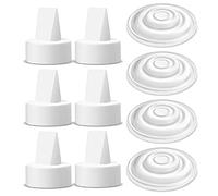 Maymom piezas de bomba compatible con Spectra S1 S2 9 Plus Synergy Gold incluye válvula tipo pico y membrana de silicona accesorio compatible no original