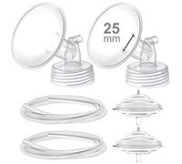 Maymom Piezas de bomba compatibles con Spectra S2, Spectra S1, 9 Plus, bomba no original, piezas de bomba Spectra reemplazan los accesorios Spectra S2 y la brida Spectra. Incluye tubo protector de