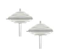 Maymom protector antirretorno de tallo largo compatible con extractores Spectra S1, S2 y 9; compatible con embudos y piezas Medela; 2 piezas