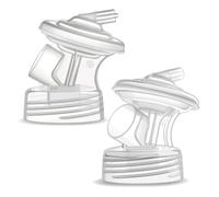 Maymom Pump Parts Compatible with Spectra Pump Parts; 2nd Generation Detachable Connector with Built-in Backflow Protector and Membrane; Compatible with S1, S2 Plus, Synergy Gold, SG Portable; 2pc/PK