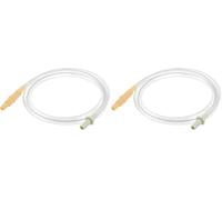 Maymom tubo para extractor compatible con Medela Swing, 1 unidad, libre de BPA, reemplazo ref. 8007215 (Paquete de 2)