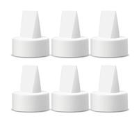 Maymom - Válvulas de pico de pato compatibles con Spectra S1, S2, 9 Plus y Dew 350, accesorios de repuesto, no originales, color blanco, paquete de 6