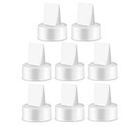 Maymom Válvulas de pico de pato para Spectra S1 Spectra S2 Spectra 9 Plus. (blanco, 8 ct)