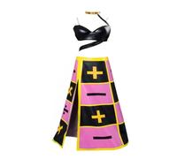 MaYng Disfraz de anime Trish Una para mujer, uniforme de Halloween, vestido morado (mujer-M)