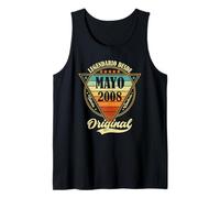 Mayo 18 Años Regalo Cumpleaños Hombre Mujer Original 2008 Camiseta sin Mangas