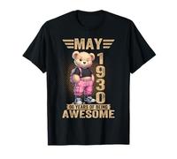 Mayo 1930 96 Cumpleaños 96 años Oso de Peluche Siendo Impresionante Camiseta