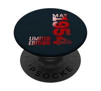 Mayo 1954 Año Legendario 1954 Retro 1954 Vintage 1954 PopSockets PopGrip Adhesivo