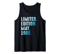 Mayo 1966 Año 1966 Retro 1966 Vintage Edición Limitada Camiseta sin Mangas