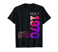 Mayo 1970 Año 1970 Retro 1970 Vintage 1970 Nacimiento Camiseta