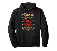 Mayo cumpleaños Reina Desde Mayo 1963 Mayo niña Sudadera con Capucha