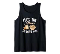 Mayo The Slaw Be With You, divertida ensalada de col, fan de Cole Slaw Camiseta sin Mangas