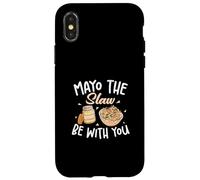 Mayo The Slaw Be With You, divertida ensalada de col, fan de Cole Slaw Carcasa para iPhone X/XS
