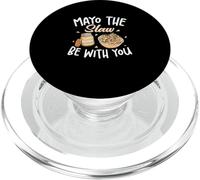 Mayo The Slaw Be With You, divertida ensalada de col, fan de Cole Slaw PopSockets PopGrip para MagSafe